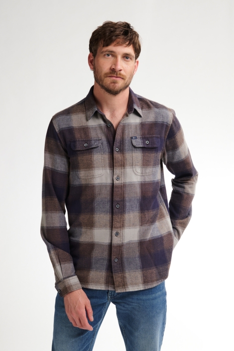Petrol Industries men shirt long sleeve check